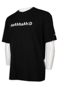 T1007 sample custom-made T-shirt black short sleeve men's printed T-shirt manufacturer